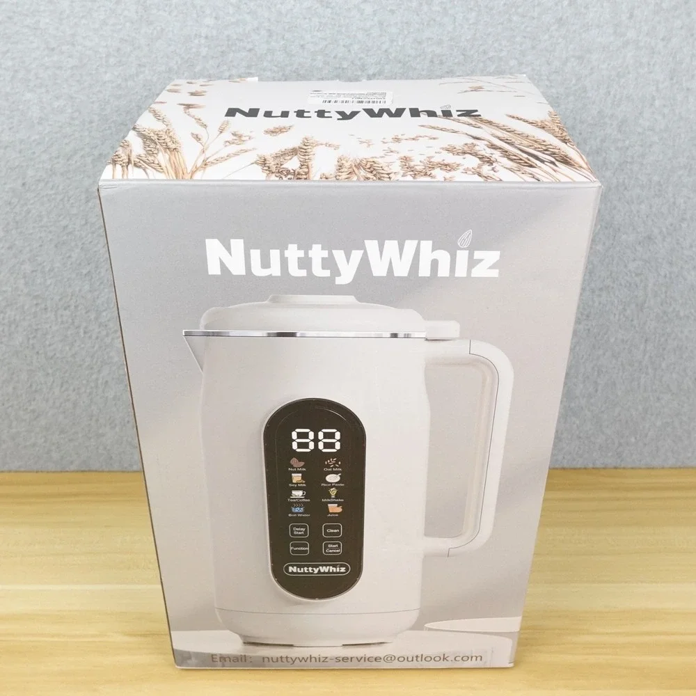 NuttyWhiz Nut Milk Maker Machine 10 Blade 42oz Homemade Almond, Soy, Oat, Juice